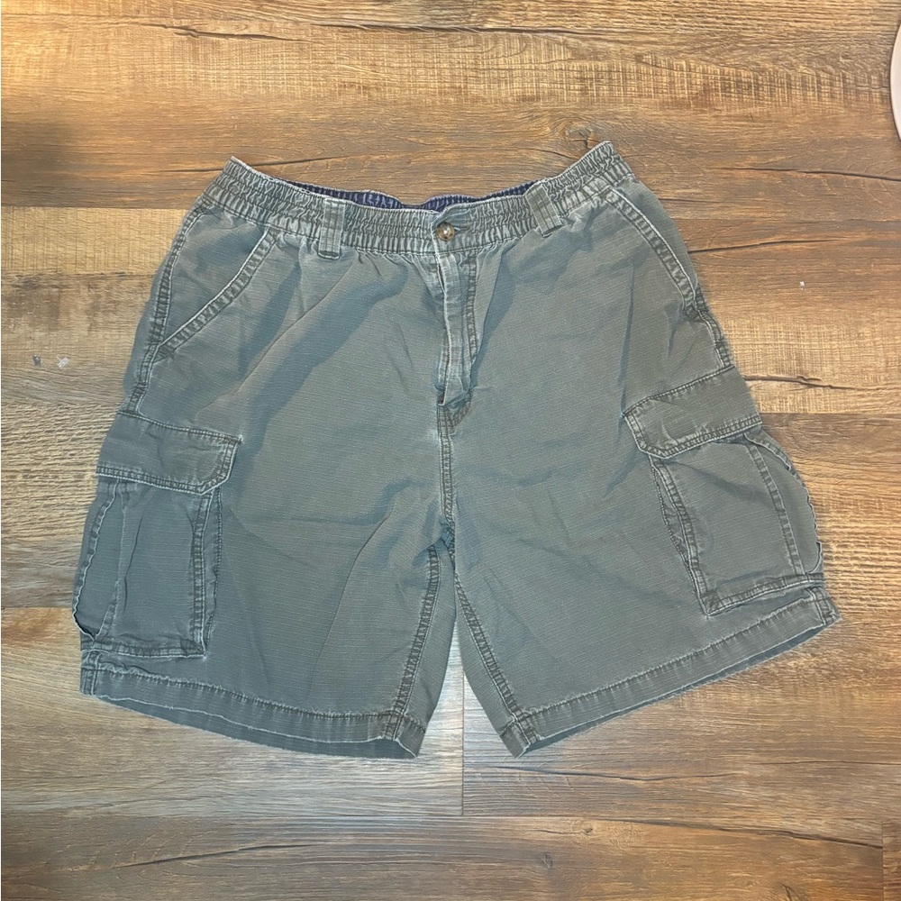 Green Cargo Shorts